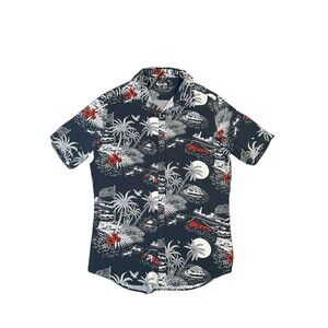 The Boys Shirt Mens Medium Amazon Prime Original Television Show Blue Button Up